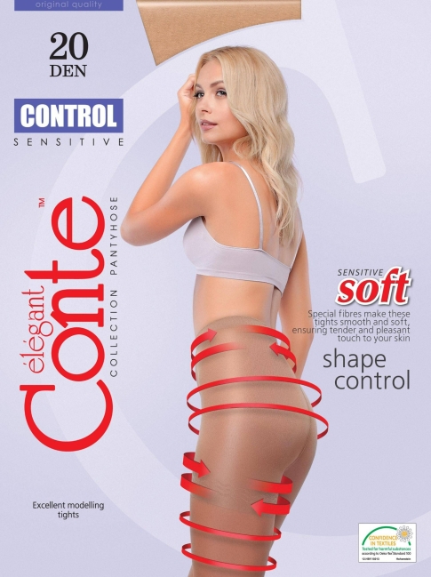 Conte CONTROL 20 Denier Shape Control Sheer Pantyhose