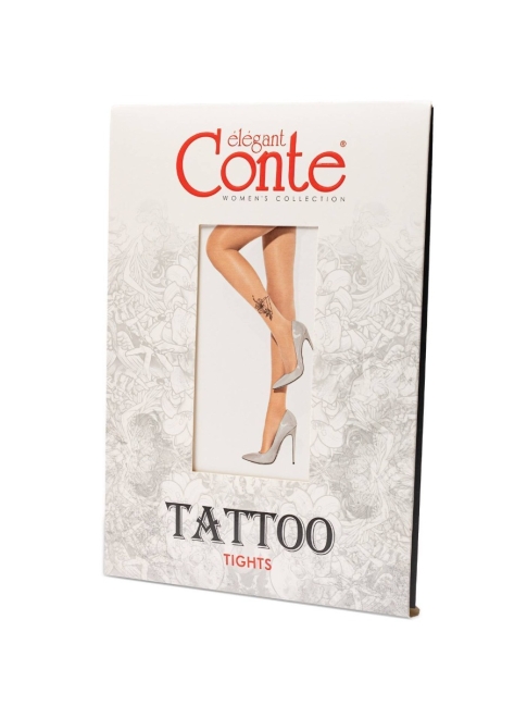 Conte Tattoo Tattoo GARDEN 20 Denier Sheer Pantyhose