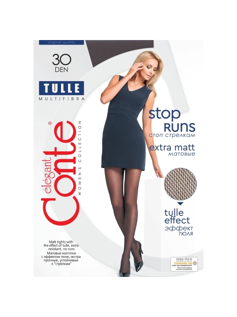 Conte TULLE 30 Denier Lycra® Sheer Pantyhose