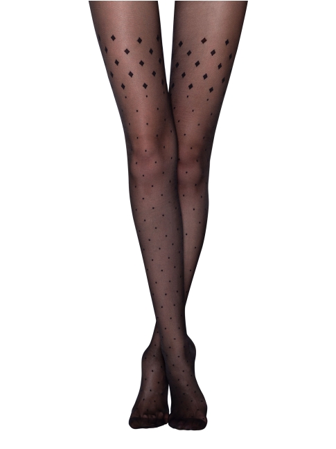 Conte Fantasy EVENING 20 Denier Polka Dot Patterned Pantyhose