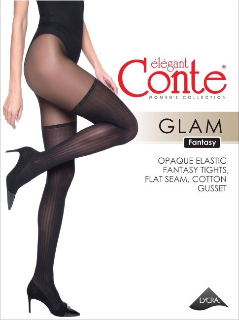 Conte Fantasy GLAM 30 DEN Lurex Opaque Tights