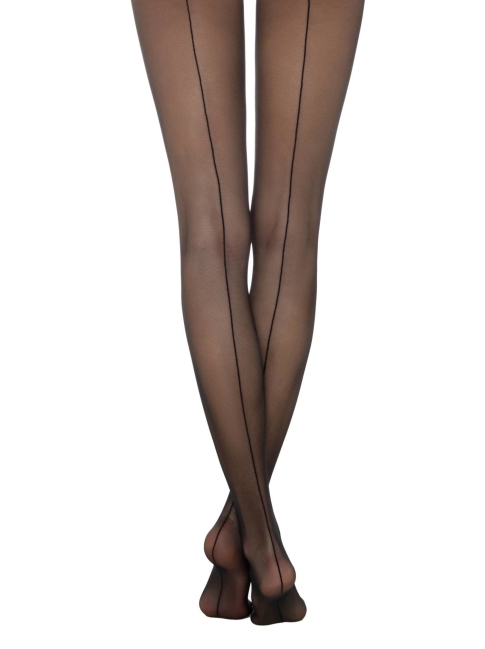 Conte Fantasy LINE 20 Denier Pinstripe Patterned Pantyhose