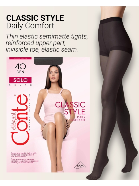 Conte Solo  SOLO 40 Denier Opaque Tights