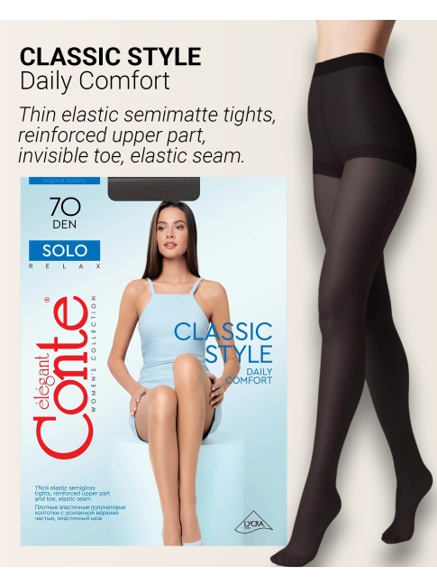 Conte Solo  SOLO 70 Denier Opaque Tights